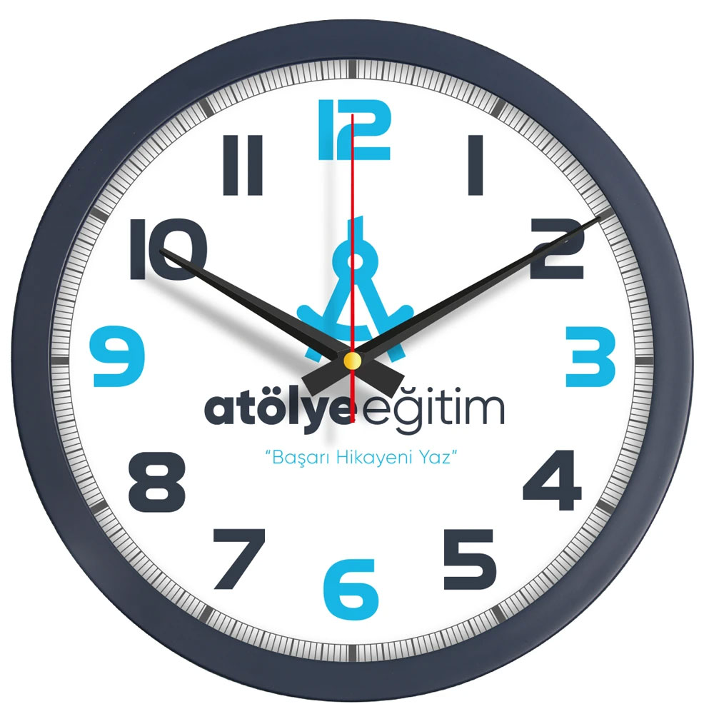 V30-333-L Plastik Duvar Saati