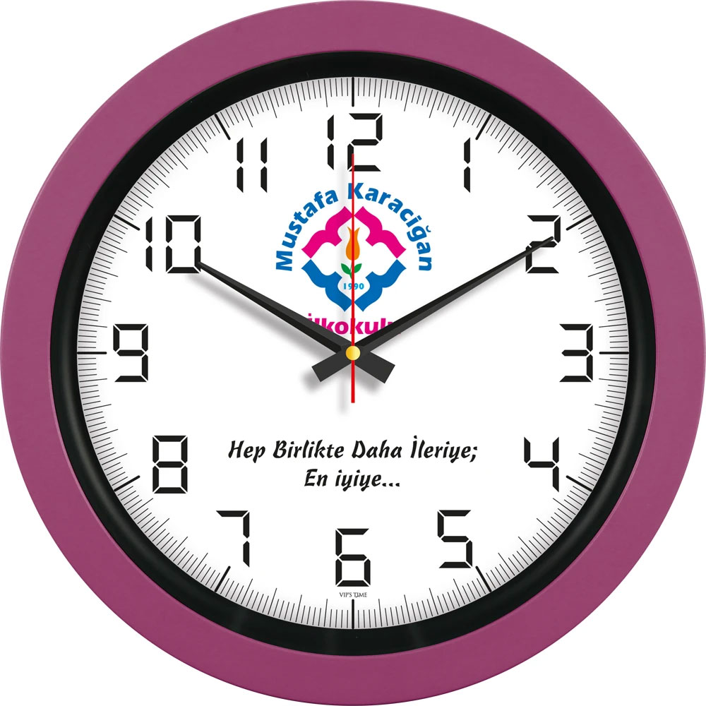 V30-346-FSY Plastik Duvar Saati