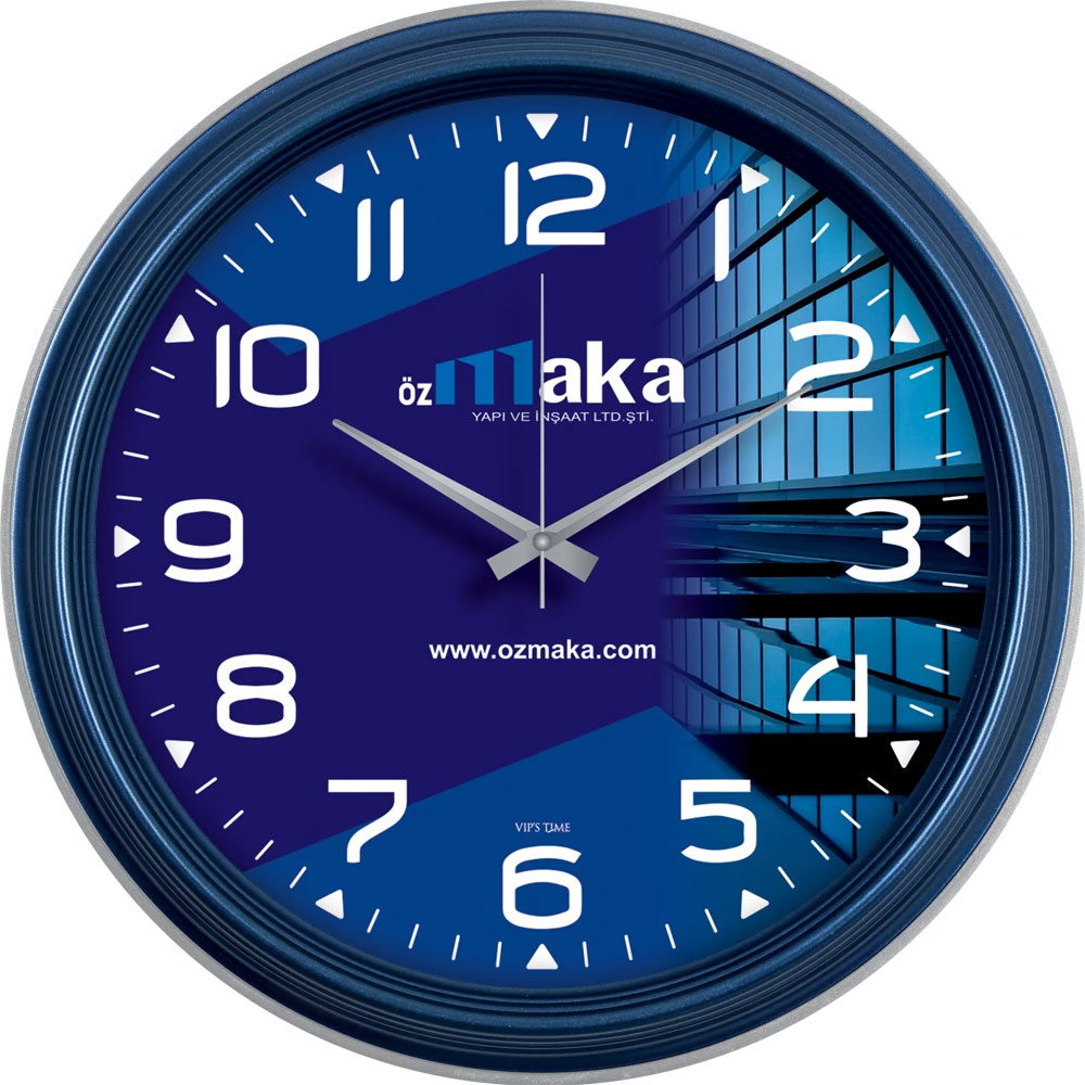 V30-504-GL Plastik Duvar Saati